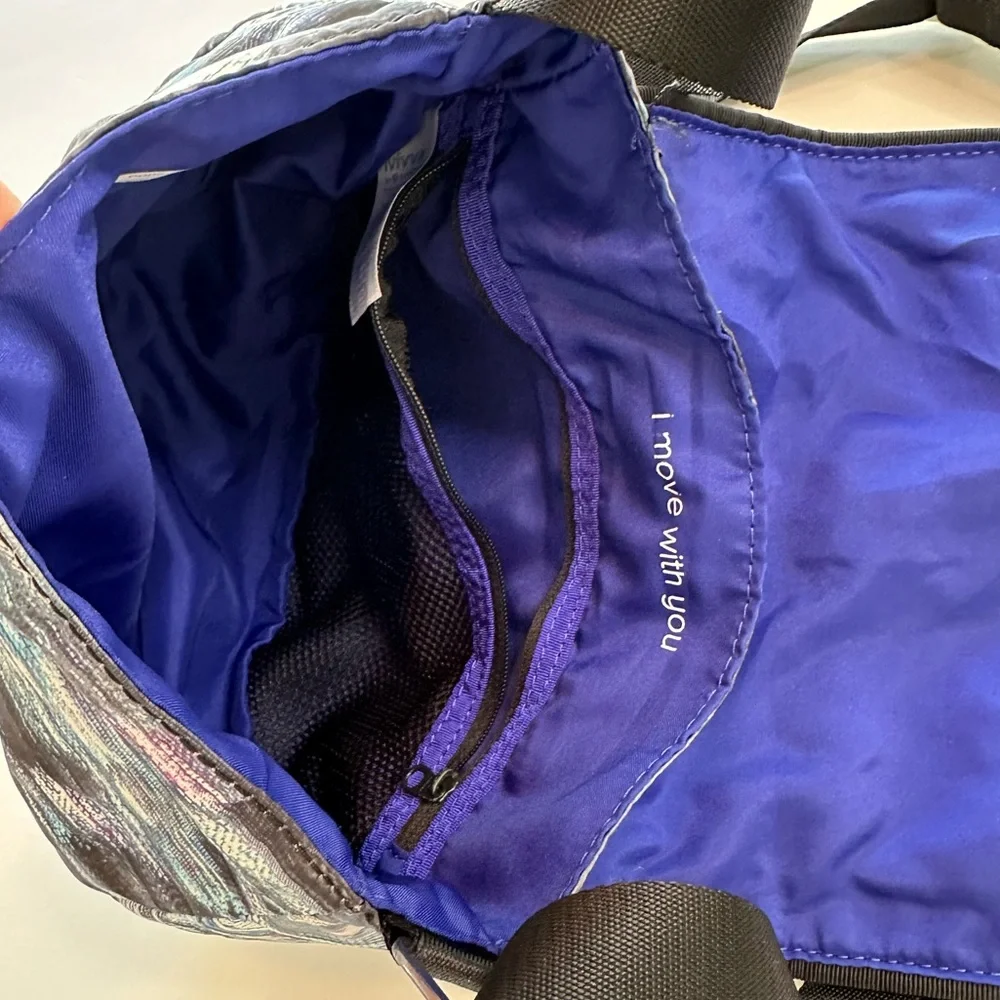 Ivivva By Lululemon Crossbody Bag Fold Over Endless Play Insulated Purple